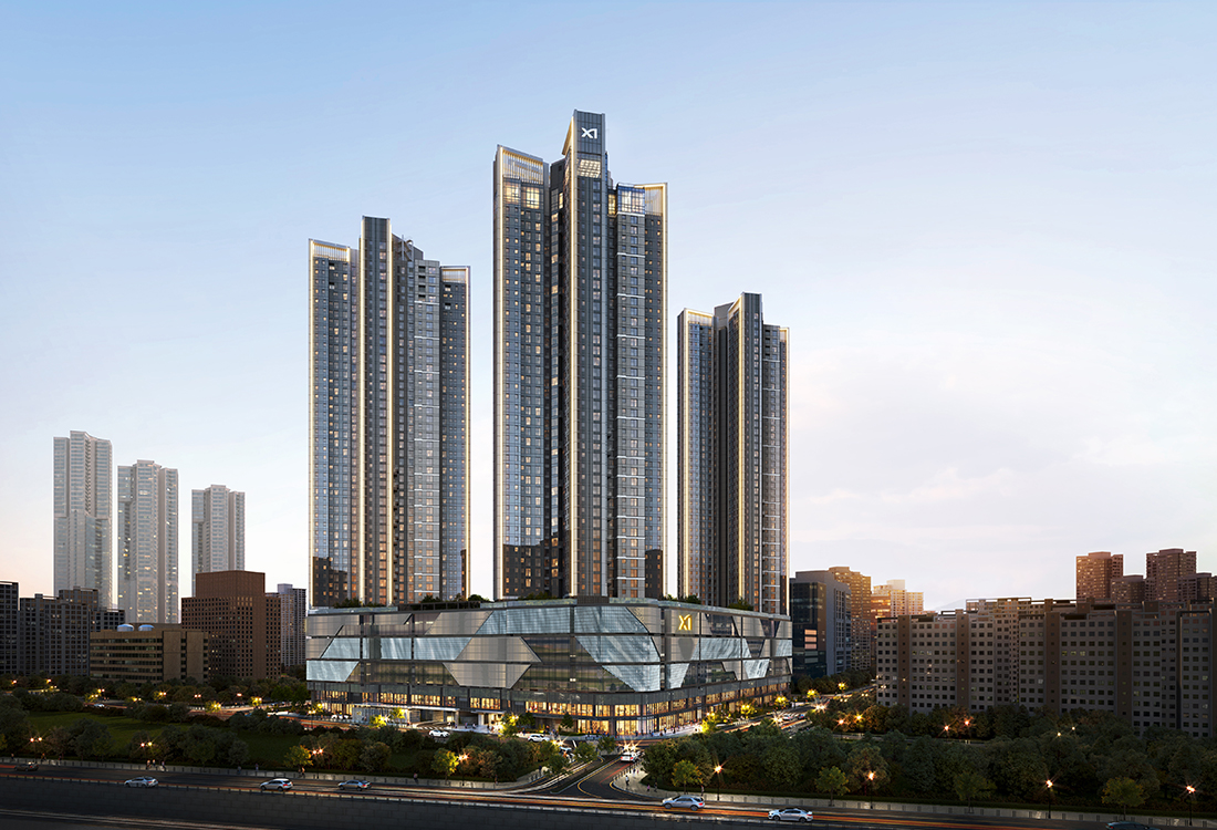 목동윤슬자이 조감도 CG